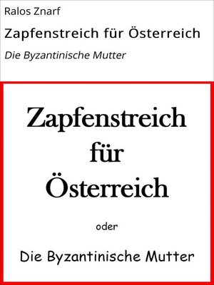 cover image of Zapfenstreich für Österreich